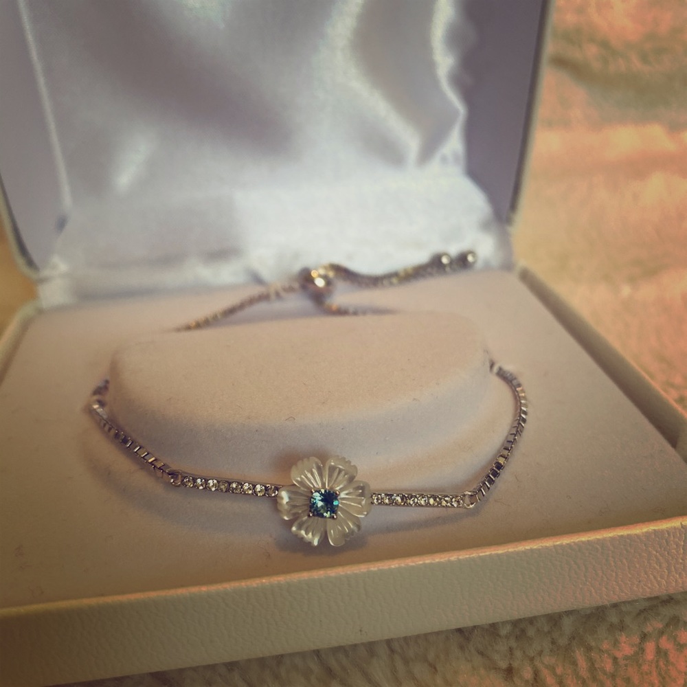 Swarovski Sterling Silver adjustable bracelet